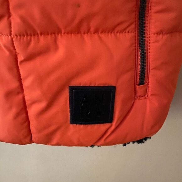 Alp N Rock Sonja Reversible Vest Tangerine black nylon fleece jacket Revolve NWT - Picture 10 of 11